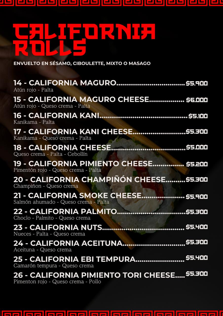 California rolls, segunda parte